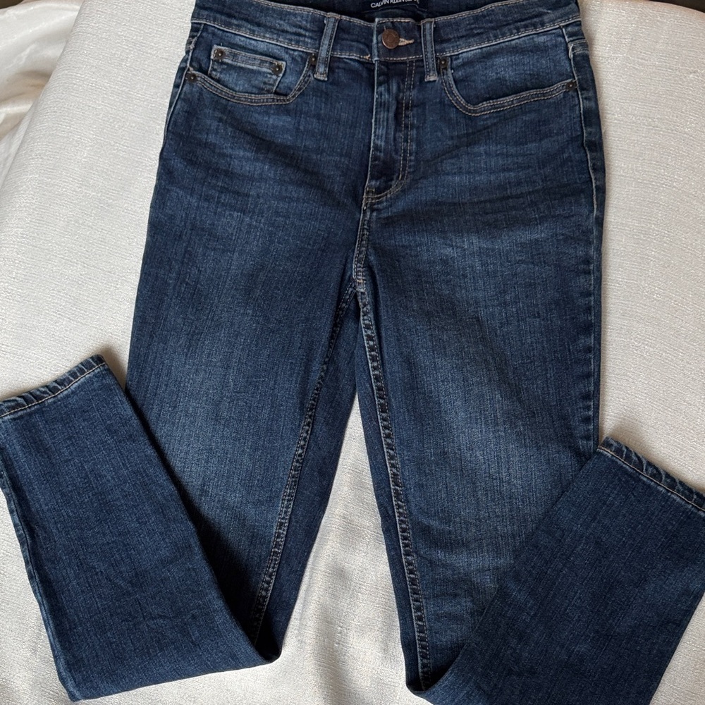 Calvin Klein Women's Dark Blue Skinny Jeans